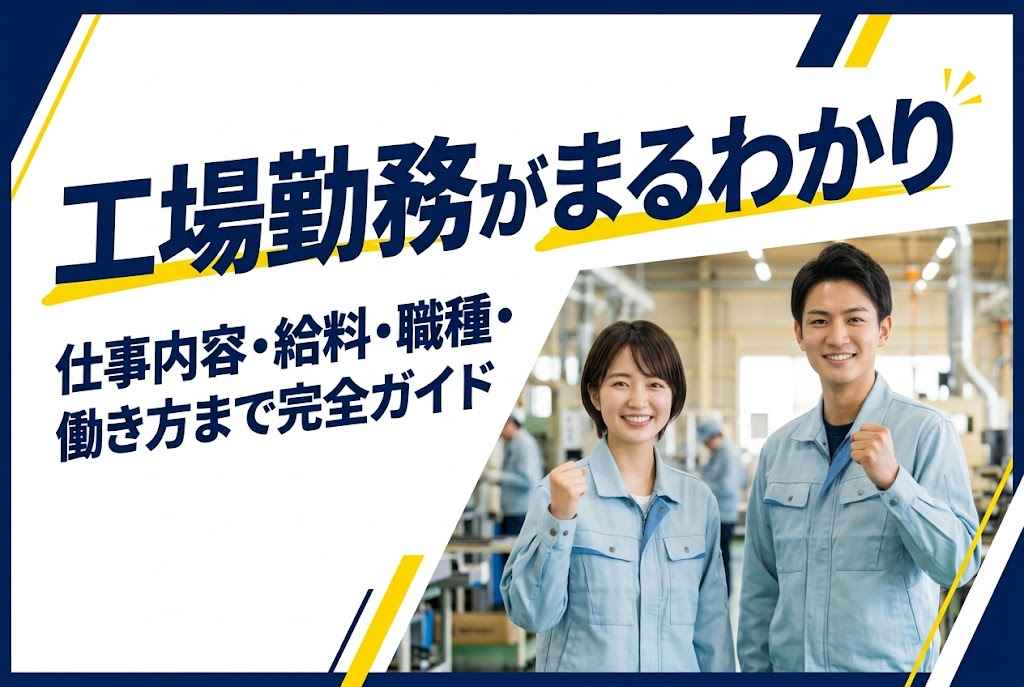 工場勤務がまるわかり