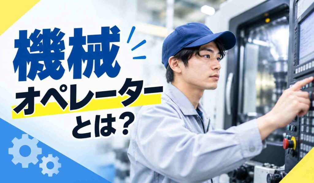 機械オペレーターとは